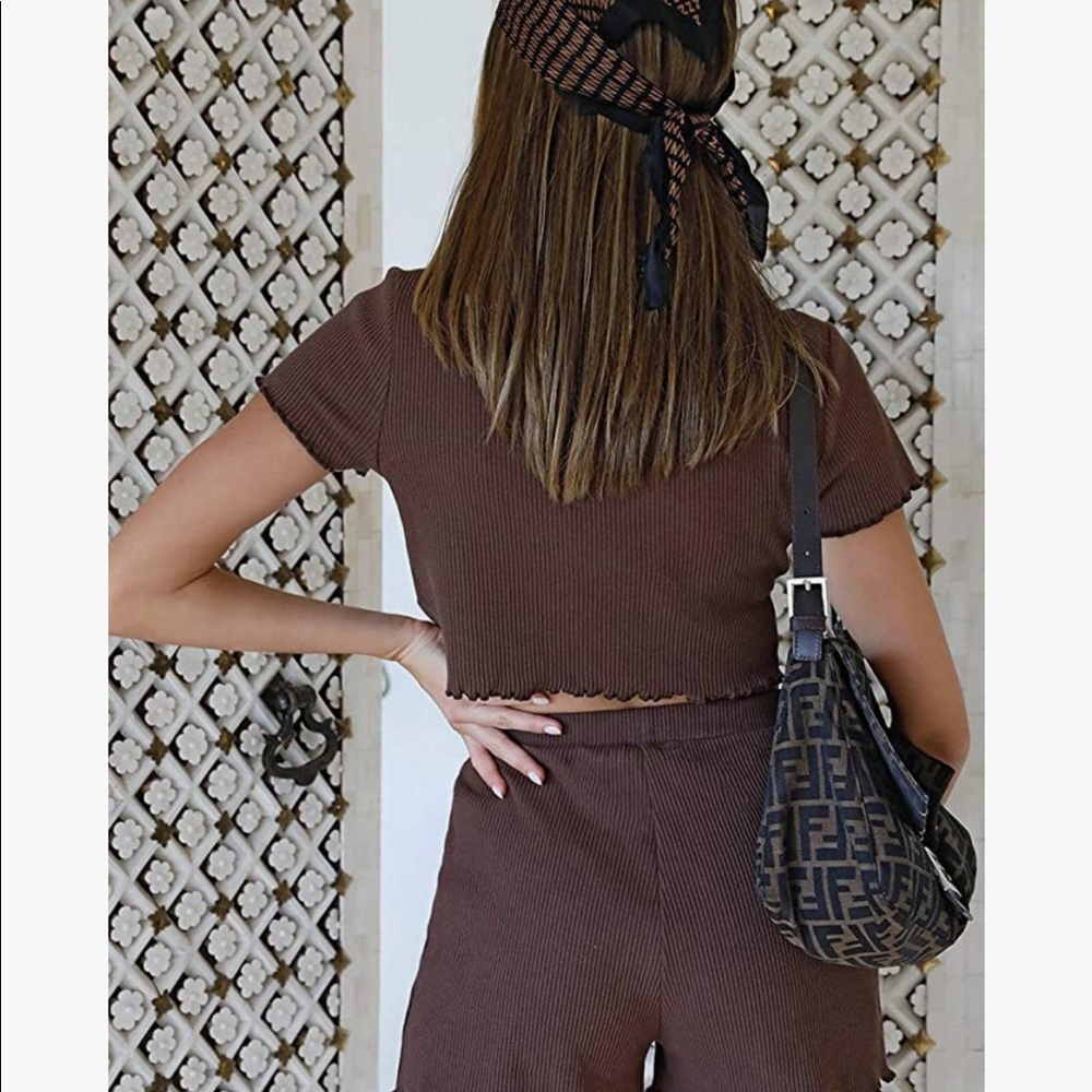 Ribbed Brown Set - image 7
